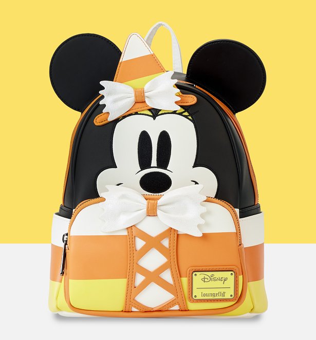 Loungefly Disney Candy Corn Minnie Mouse Cosplay Mini Backpack