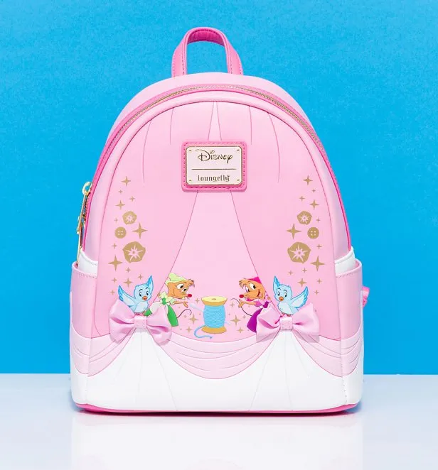 Loungefly Disney Cinderella Pink Dress Mini Backpack