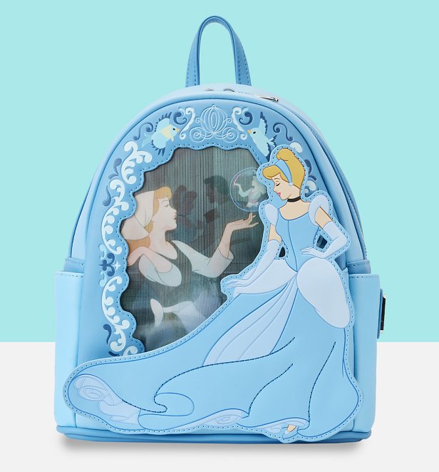 Loungefly Disney Cinderella Princess Lenticular Series Mini Backpack Loungefly Disney Cinderella Princess Lenticular Series Mini Backpack