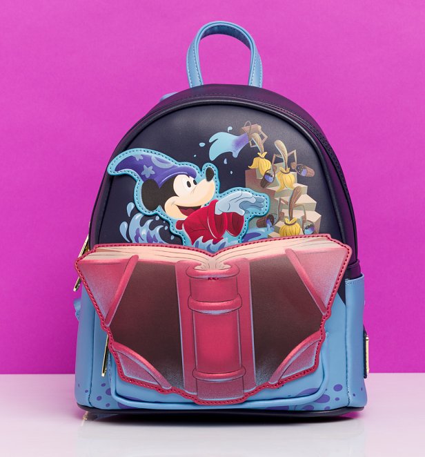 Loungefly Disney Fantasia Sorcerer Mickey Mini Backpack Loungefly Disney Fantasia Sorcerer Mickey Mini Backpack