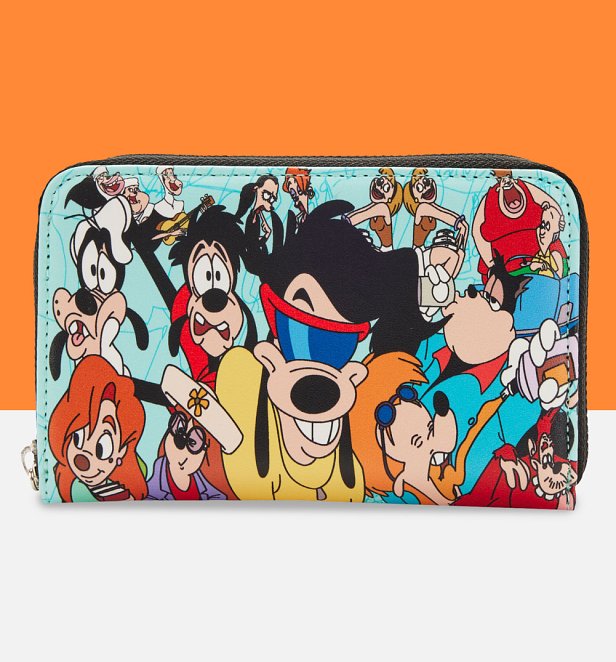 Loungefly Disney Goofy Movie Collage Zip Around Wallet Loungefly Disney Goofy Movie Collage Zip Around Wallet