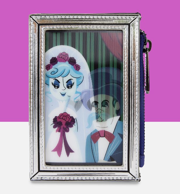Loungefly Disney Haunted Mansion Black Widow Bride Lenticular Cardholder