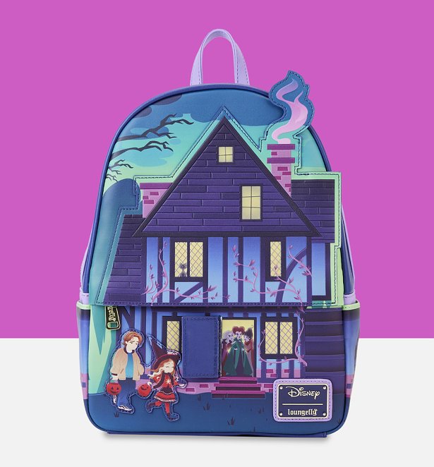Loungefly Disney Hocus Pocus Sanderson Sisters House Mini Backpack Loungefly Disney Hocus Pocus Sanderson Sisters House Mini Backpack