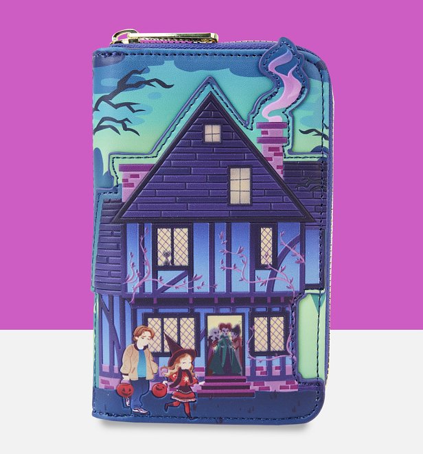 Loungefly Disney Hocus Pocus Sanderson Sisters House Zip Around Wallet