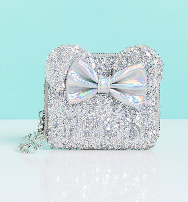 Loungefly Disney LASR Holographic Sequin Minnie Mouse Wallet