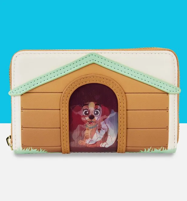 Loungefly Disney I Heart Disney Dogs Triple Lenticular Zip Around
