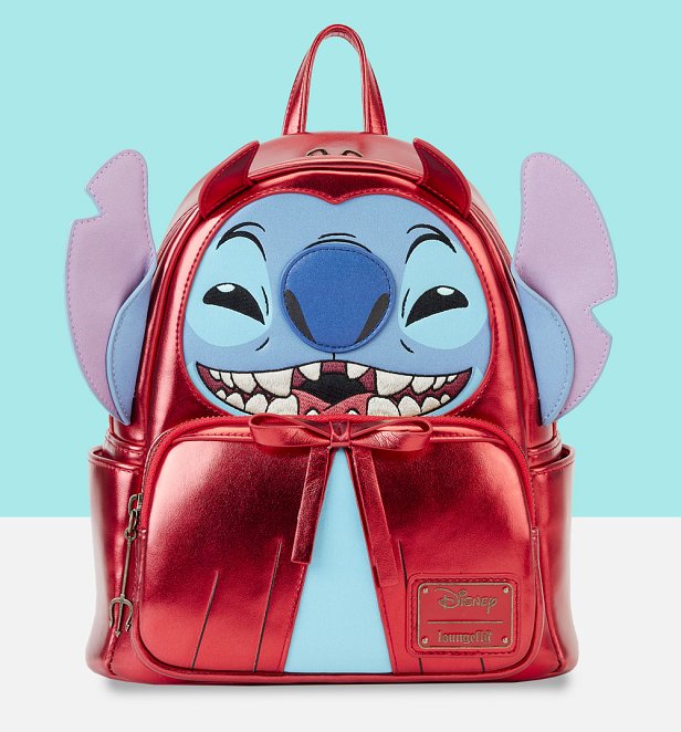 Loungefly Disney Lilo & Stitch Halloween Devil Cosplay Mini Backpack