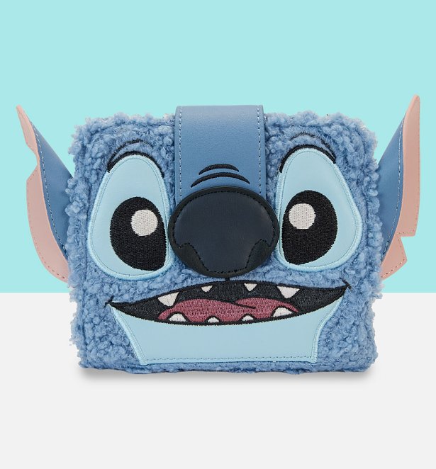 Loungefly Disney Lilo & Stitch Plush Bifold Wallet