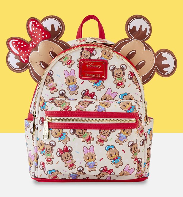 Loungefly x mickey suit mini saffiano faux leather backpack top