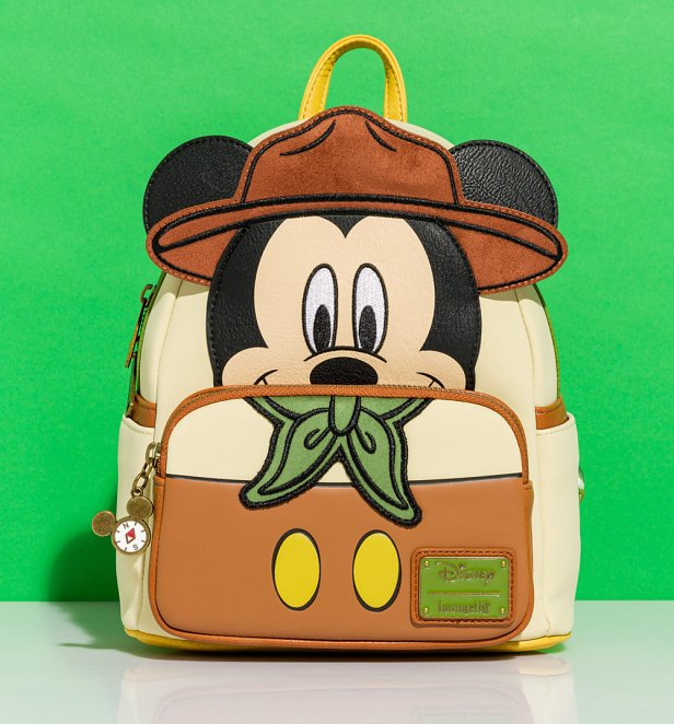 Loungefly Disney Mickey Mouse Adventureland Cosplay Mini Backpack