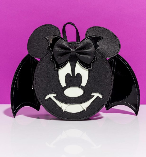 Loungefly Disney Minnie Bat Convertible Mini Backpack