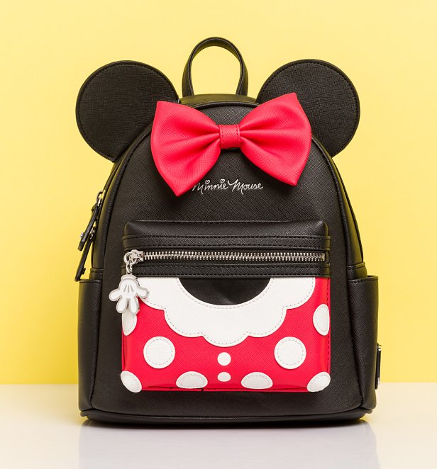 Loungefly Disney Minnie Mouse Dress Cosplay Mini Backpack Loungefly Disney Minnie Mouse Dress Cosplay Mini Backpack