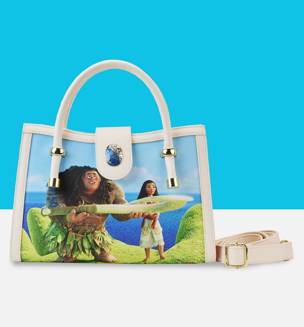 Loungefly Disney Moana Princess Scene Crossbody Bag Loungefly Disney Moana Princess Scene Crossbody Bag