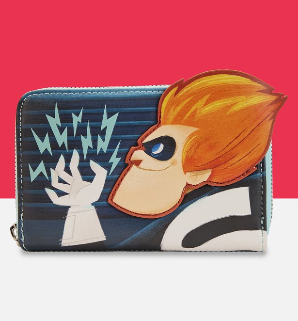 Loungefly Disney Pixar Moments The Incredibles Syndrome Zip Around Wallet
