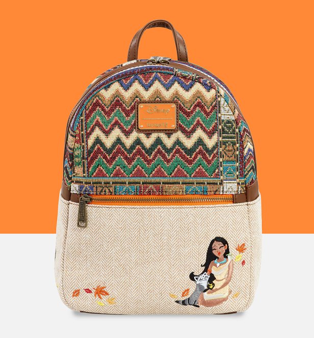 Loungefly Disney Pocahontas Woven Mini Backpack