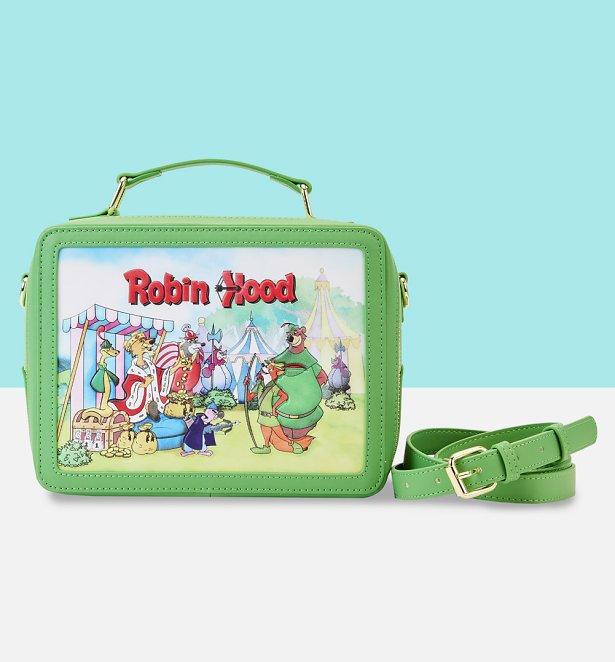 Loungefly Disney Robin Hood Lunchbox Crossbody Bag Loungefly Disney Robin Hood Lunchbox Crossbody Bag