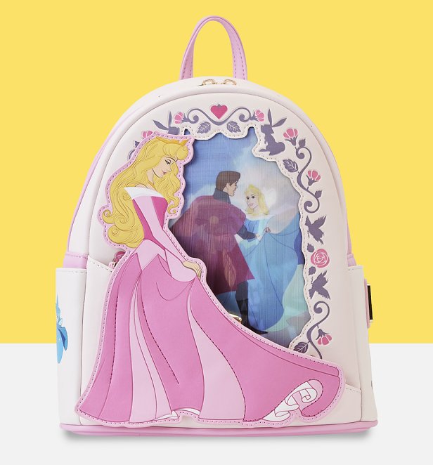 Loungefly Disney Sleeping Beauty Princess Lenticular Mini Backpack Loungefly Disney Sleeping Beauty Princess Lenticular Mini Backpack