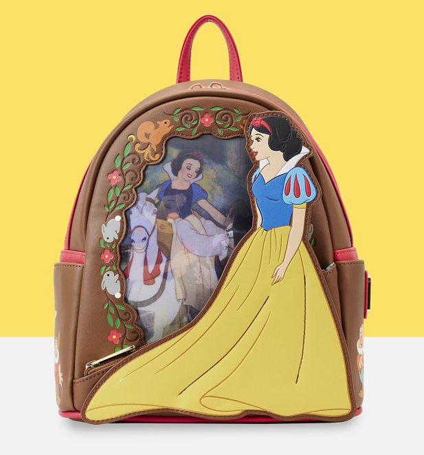 Loungefly Disney Snow White Lenticular Princess Series Mini Backpack Loungefly Disney Snow White Lenticular Princess Series Mini Backpack
