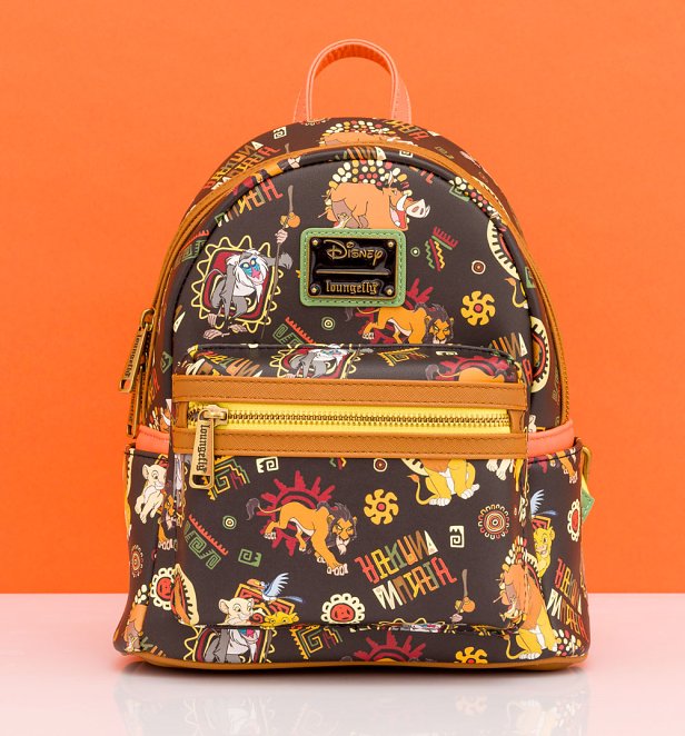 Loungefly Disney The Lion King All Over Print Mini Backpack