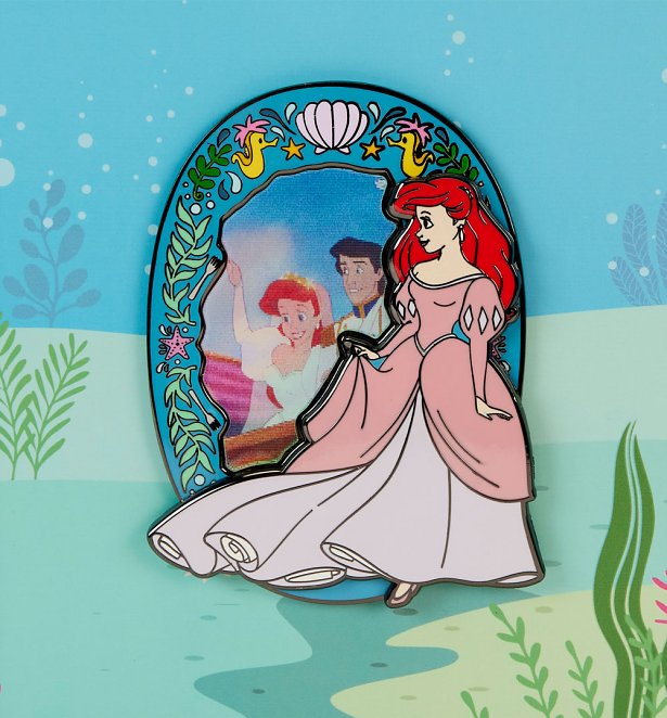 Loungefly Disney The Little Mermaid Princess Lenticular 3-Inch Pin