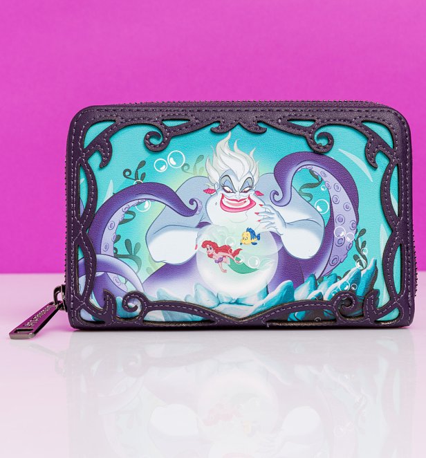 Loungefly Disney The Little Mermaid Ursula Villain Series Zip Around Wallet