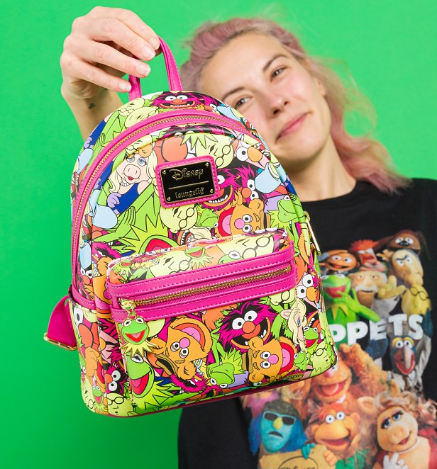 Loungefly Disney The Muppets All Over Print Mini Backpack