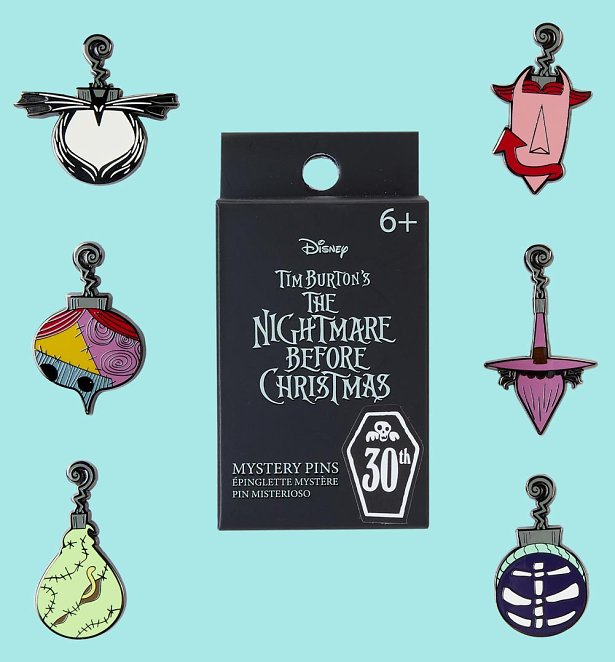 Loungefly Disney The Nightmare Before Christmas Ornaments Blind Box Pin