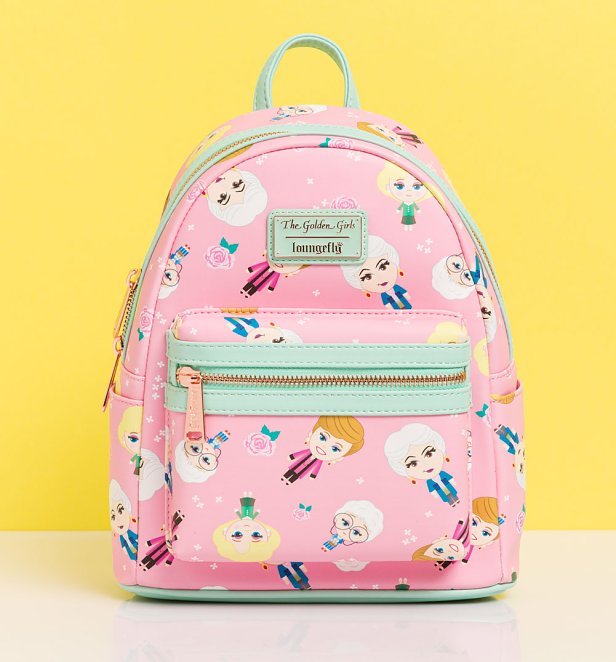 Loungefly Golden Girls All Over Print Mini Backpack