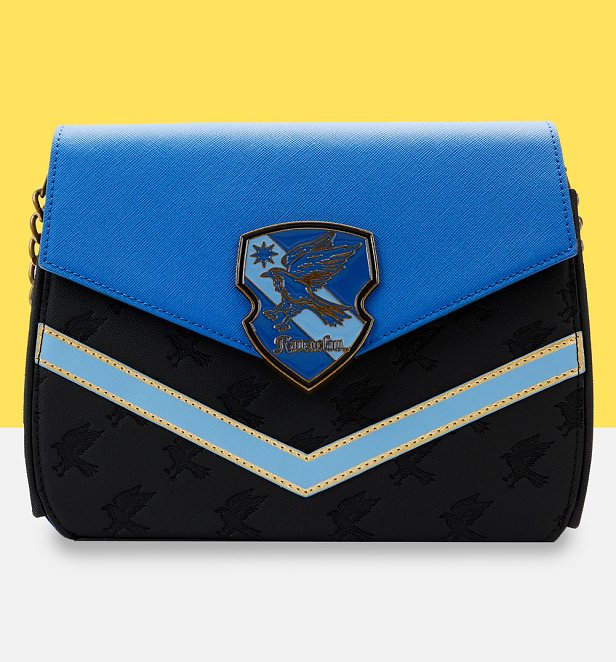 Loungefly Harry Potter Ravenclaw Chain Strap Crossbody Bag Loungefly Harry Potter Ravenclaw Chain Strap Crossbody Bag