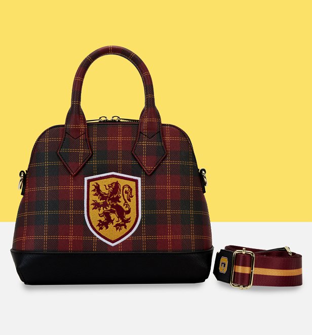 Loungefly Harry Potter Varsity Gryffindor Plaid Crossbody Bag