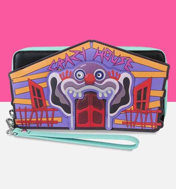 Loungefly Killer Klowns From Outer Space Zip Around Wristlet