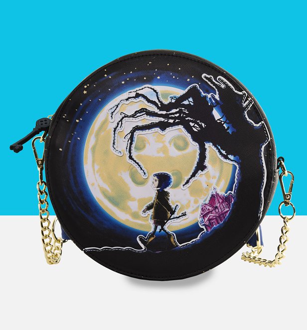 Loungefly Laika Coraline Moon Crossbody Bag Loungefly Laika Coraline Moon Crossbody Bag