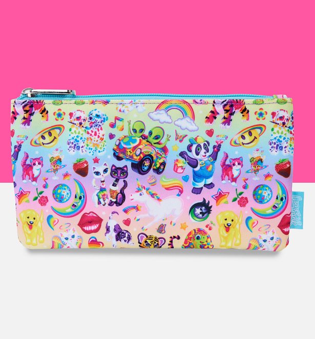 Loungefly Lisa Frank Character All Over Print Pouch