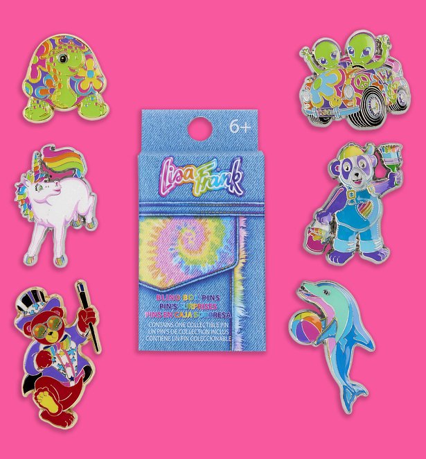 Loungefly Lisa Frank Characters Blind Box Pin