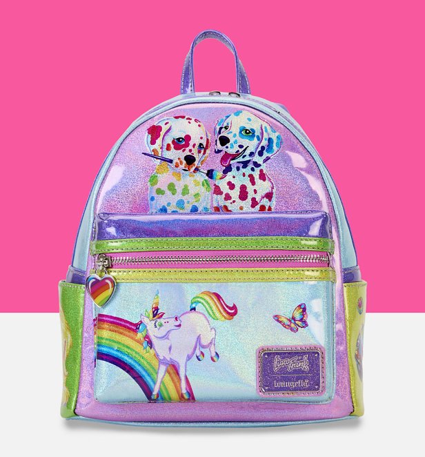 Loungefly Lisa Frank Colour Block Mini Backpack