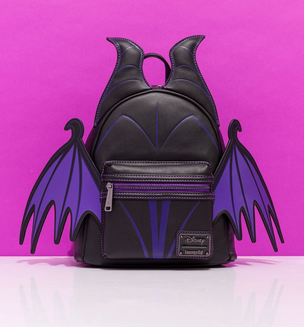 Loungefly Maleficent Cosplay Wings Mini Backpack
