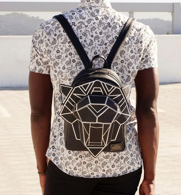 Loungefly Marvel Black Panther Wakanda Forever Figural Mini Backpack Loungefly Marvel Black Panther Wakanda Forever Figural Mini Backpack