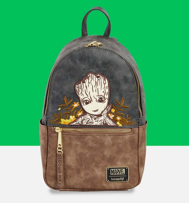 Loungefly Marvel Guardians of the Galaxy Groot Floral Mini Backpack