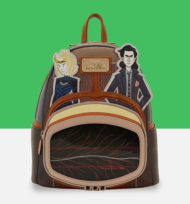 Loungefly Marvel Loki TVA Lenticular Mini Backpack