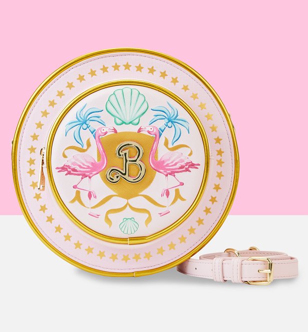 Loungefly Mattel Barbie The Movie Logo Crossbody Bag Loungefly Mattel Barbie The Movie Logo Crossbody Bag