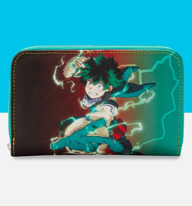 Loungefly My Hero Academia Deku Zip Around Wallet