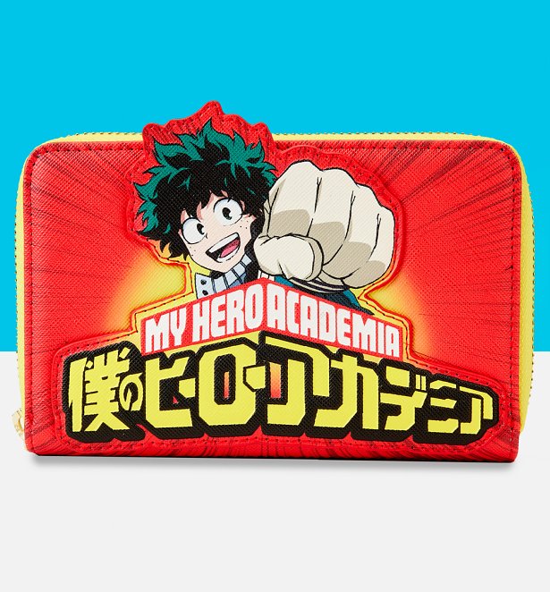 Loungefly My Hero Academia Izuku Punch Zip Around Wallet