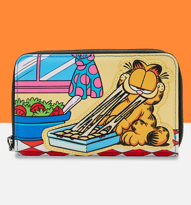 Loungefly Nickelodeon Garfield Loves Lasagne Zip Around Wallet Loungefly Nickelodeon Garfield Loves Lasagne Zip Around Wallet