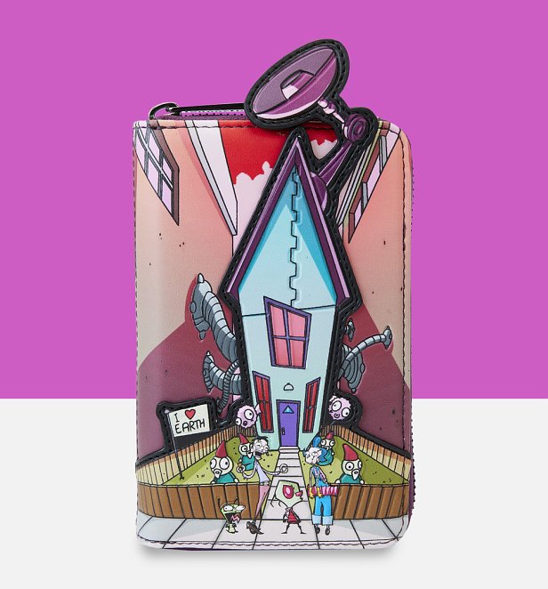 Loungefly Nickelodeon Invader Zim Secret Lair Zip Around Wallet Loungefly Nickelodeon Invader Zim Secret Lair Zip Around Wallet