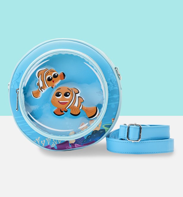 Loungefly Pixar Finding Nemo 20th Anniversary Bubble Pocket Crossbody Bag