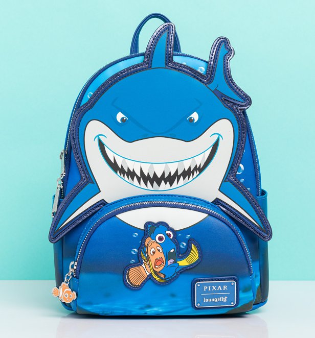 Loungefly Pixar Finding Nemo Bruce, Marlin & Dory Mini Backpack Loungefly Pixar Finding Nemo Bruce, Marlin & Dory Mini Backpack