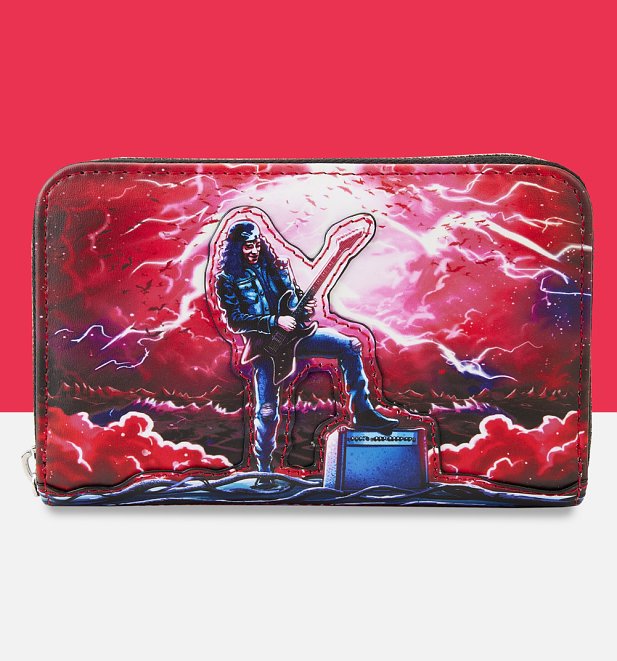 Loungefly Stranger Things Eddie Tribute Zip Around Wallet Loungefly Stranger Things Eddie Tribute Zip Around Wallet