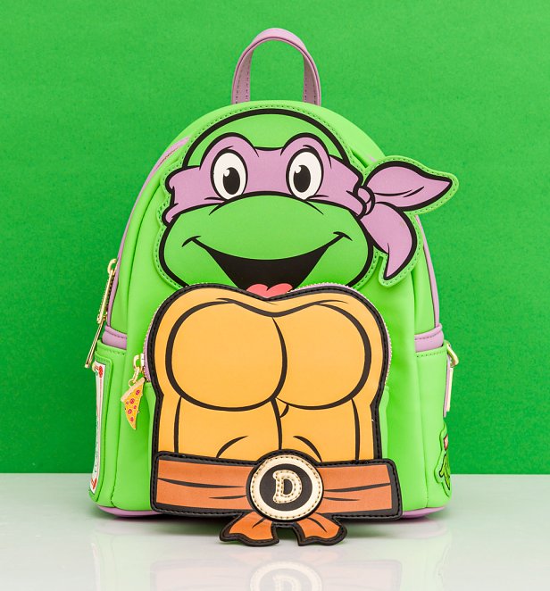 Loungefly Teenage Mutant Ninja Turtles Donatello Cosplay Mini Backpack