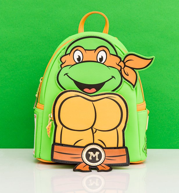 Loungefly Teenage Mutant Ninja Turtles Michelangelo Cosplay Mini Backpack