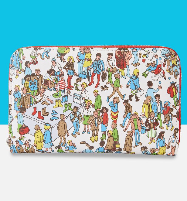 Loungefly Where's Wally Cosplay Zip Around Wallet Loungefly Where's Wally Cosplay Zip Around Wallet